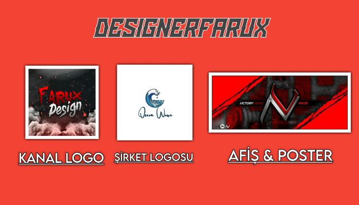 Şirketiniz, Youtube kanalınız için logo tasarımı yapılır