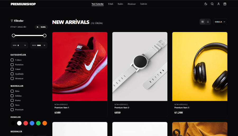 Gelişmiş E Ticaret sistemleri ve çözümleri sunabilirim